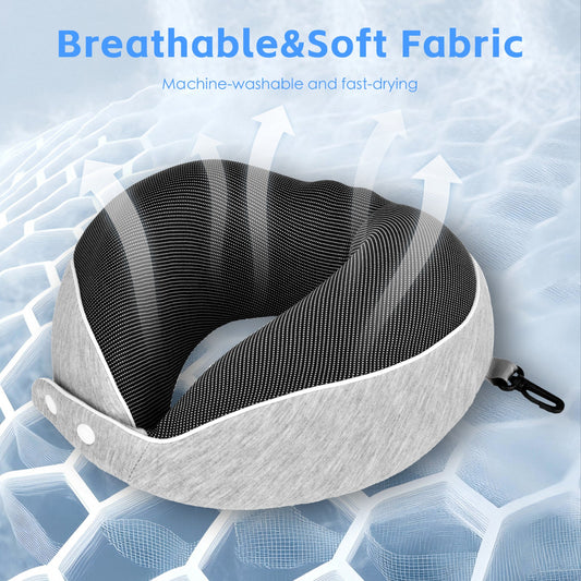 Sleep Better On the Move — Elevate Your Travel Comfort with the Compact Luxury Travel Pillow