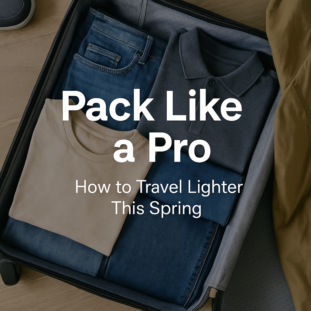 ✈️ Part 1 – Pack Like a Pro: How to Travel Lighter This Spring