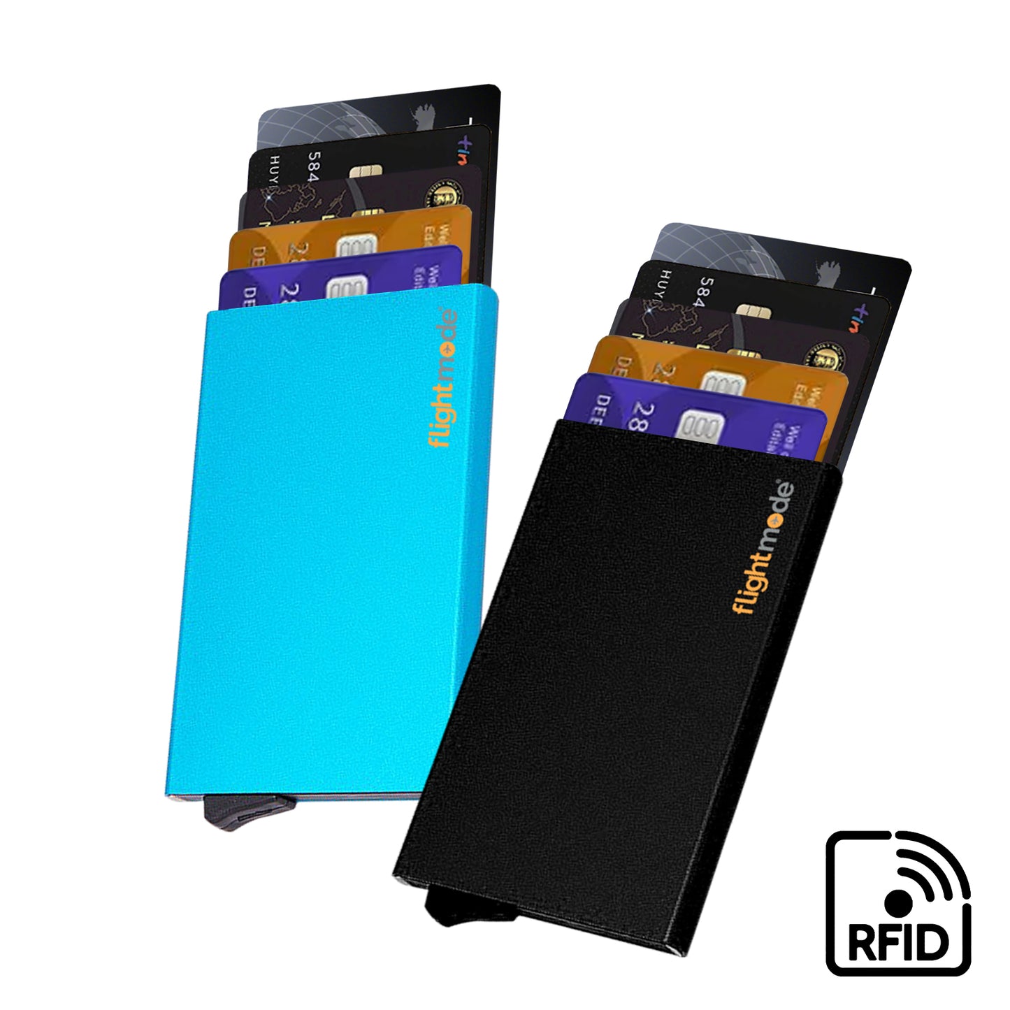 Aluminium RFID Blocking Pop-up Card Holder