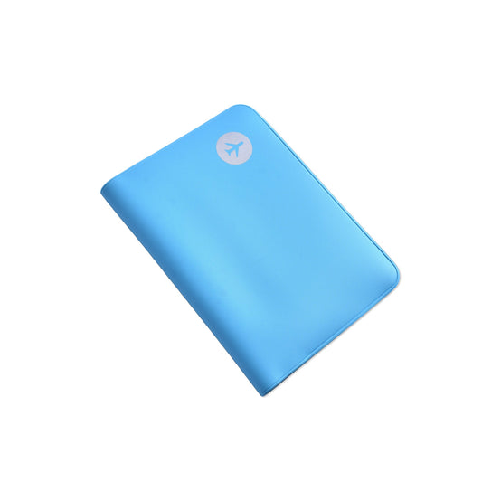 2 Pcs PVC Waterproof Wallet Travel Passport Holder Assorted Color