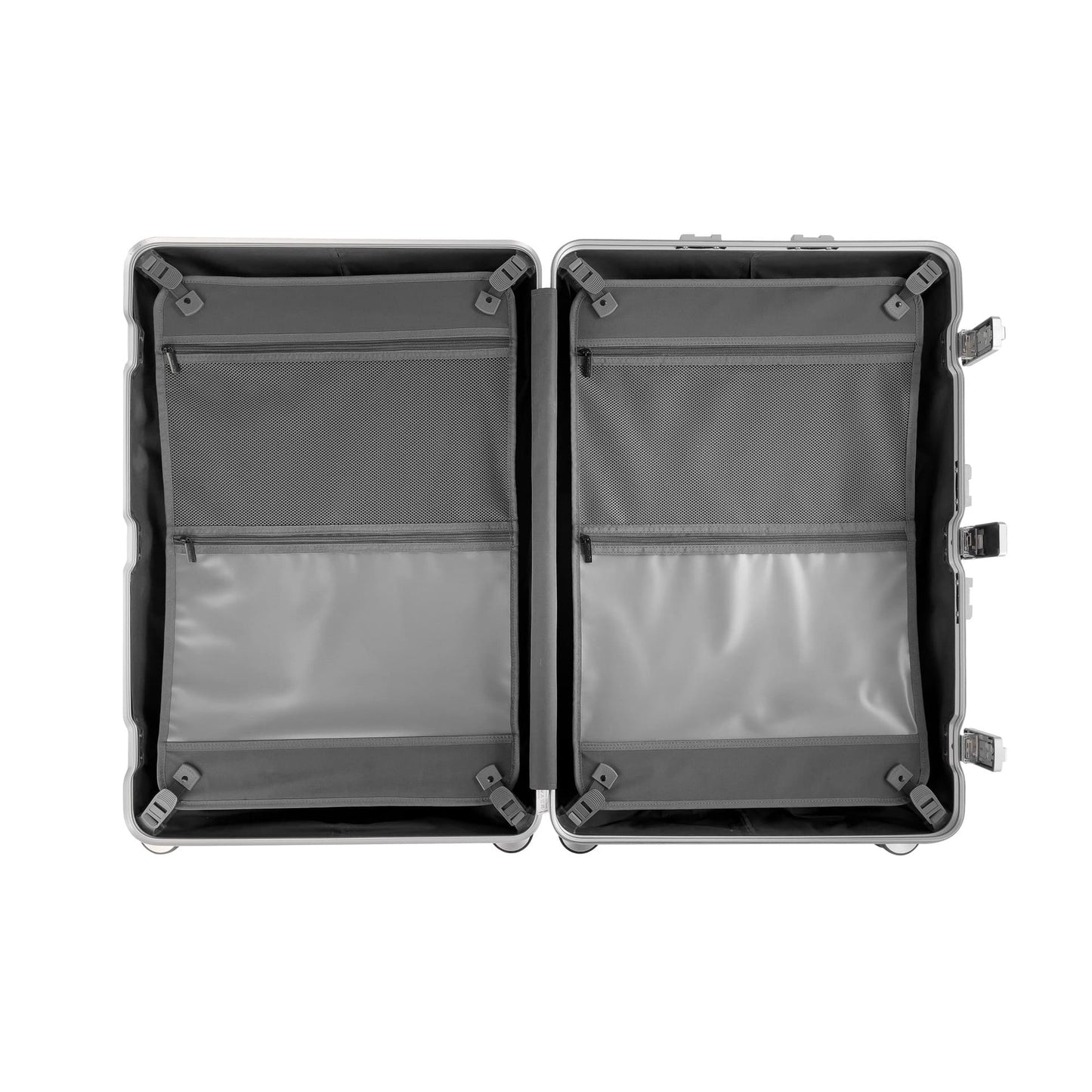 Flightmode Aluminium Luggage MEDIUM- Silver