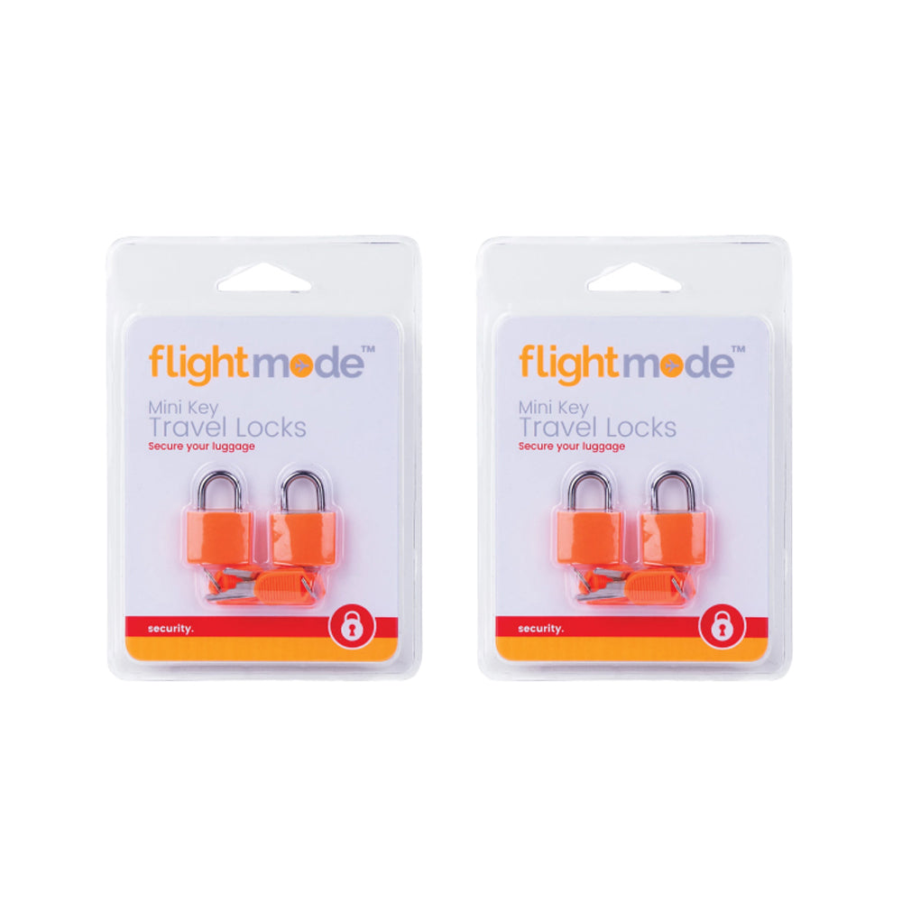 4 Pcs Mini Key Travel Suitcase Padlock Assorted Colors