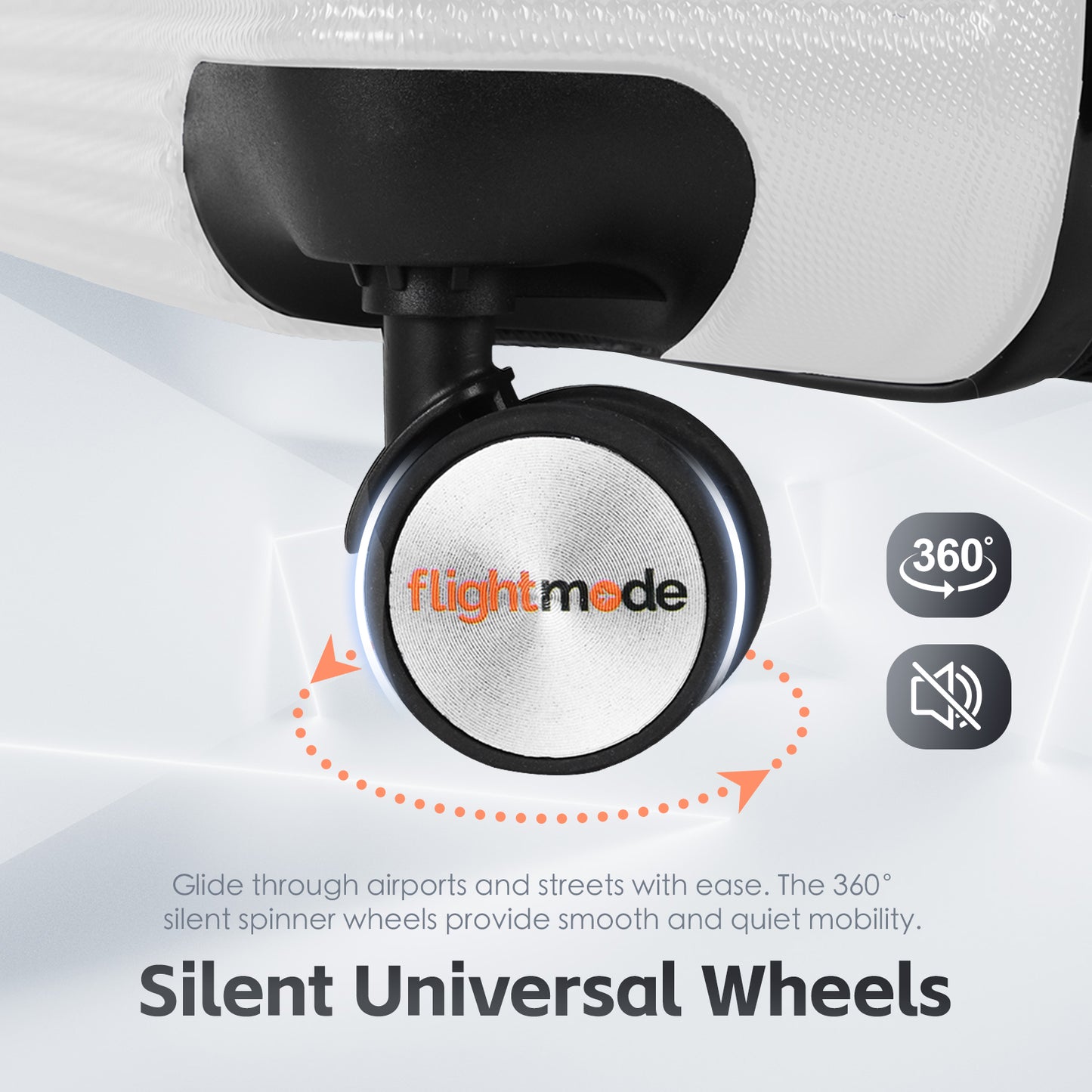 24" Digital Weighing Scale and USB Charging Port Lightweight Luggage Suitcase Silver