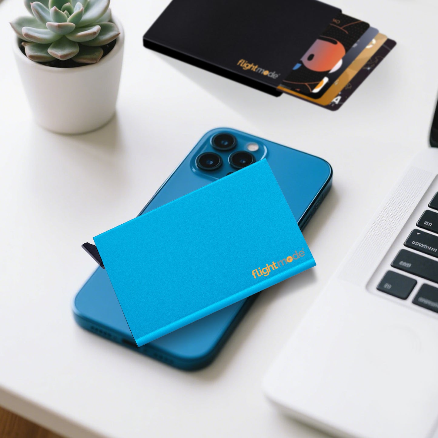 Aluminium RFID Blocking Pop-up Card Holder