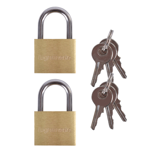 2 Pcs Brass Padlock