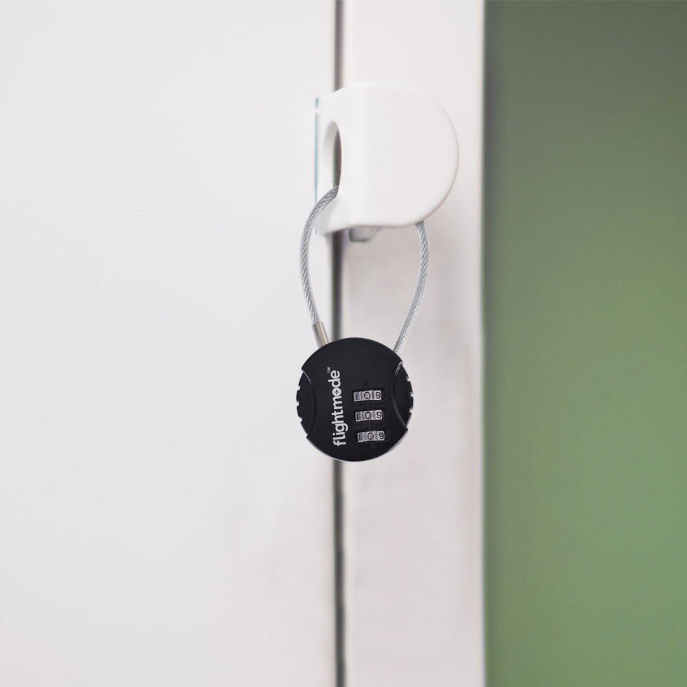 3 Dial Steel Cable Padlock