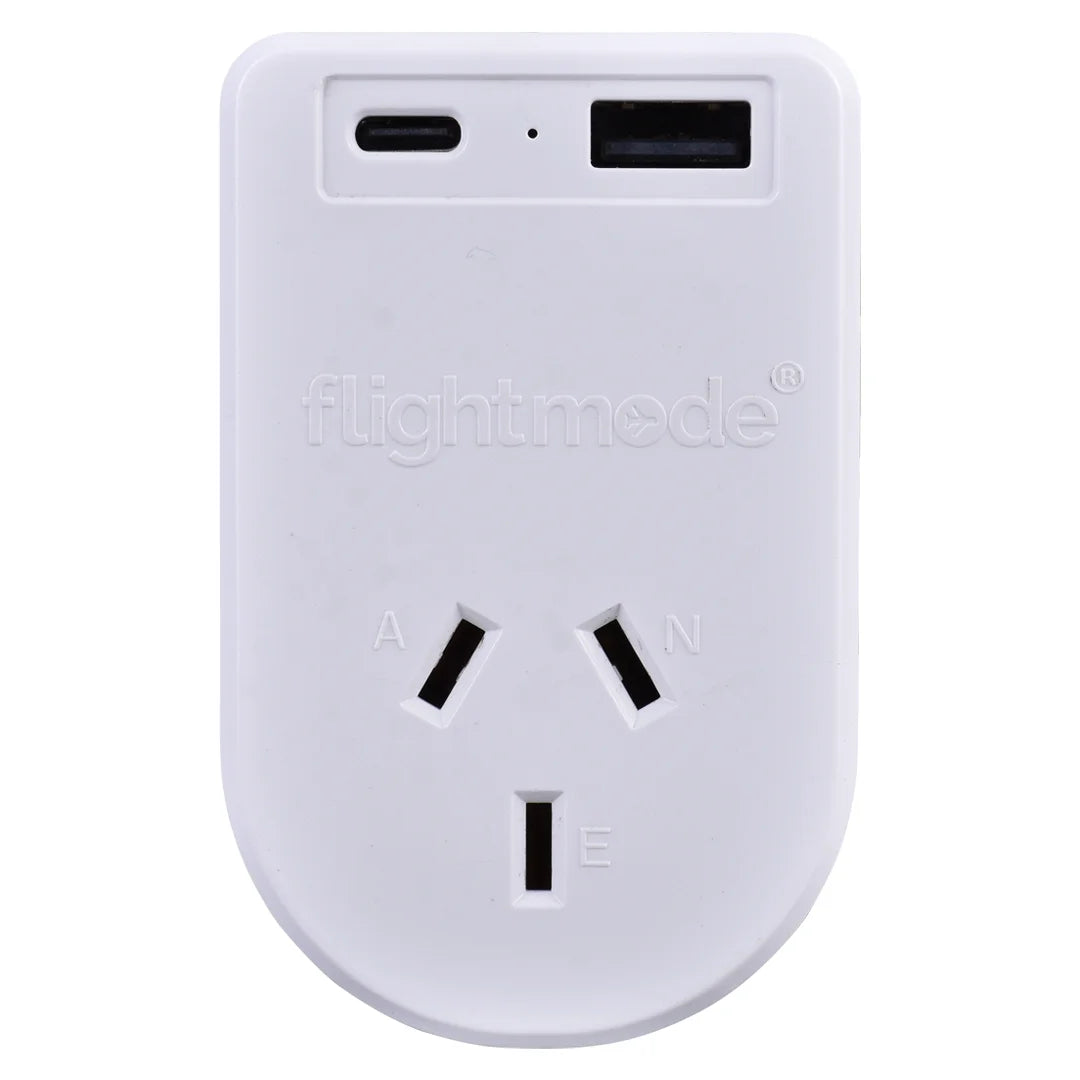 Outbound AU/NZ to USA/CANADA Travel Adaptor with USB Type C & A