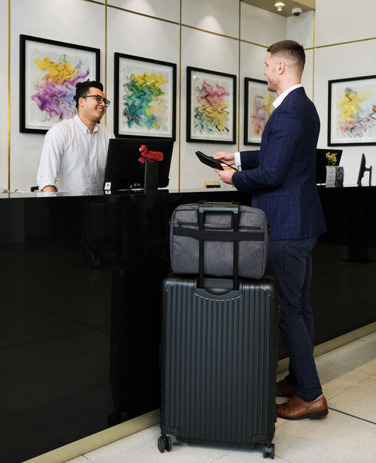 Aluminium Luggage LARGE- Black