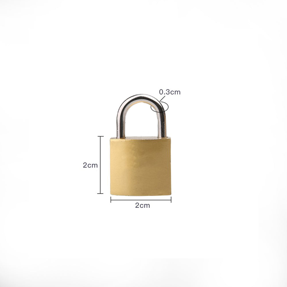 2 Pcs Brass Padlock