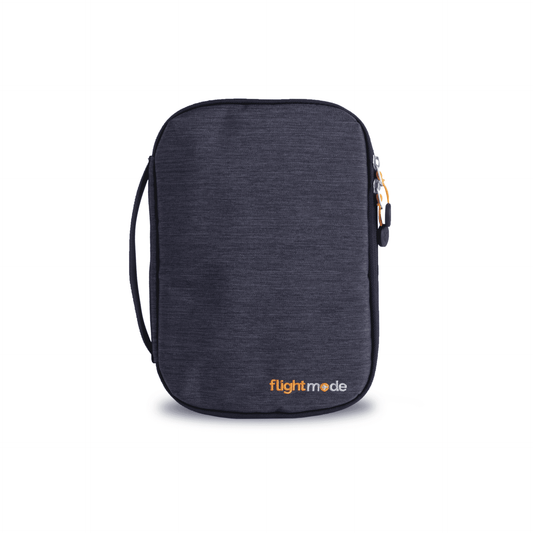 cable organiser bag black front