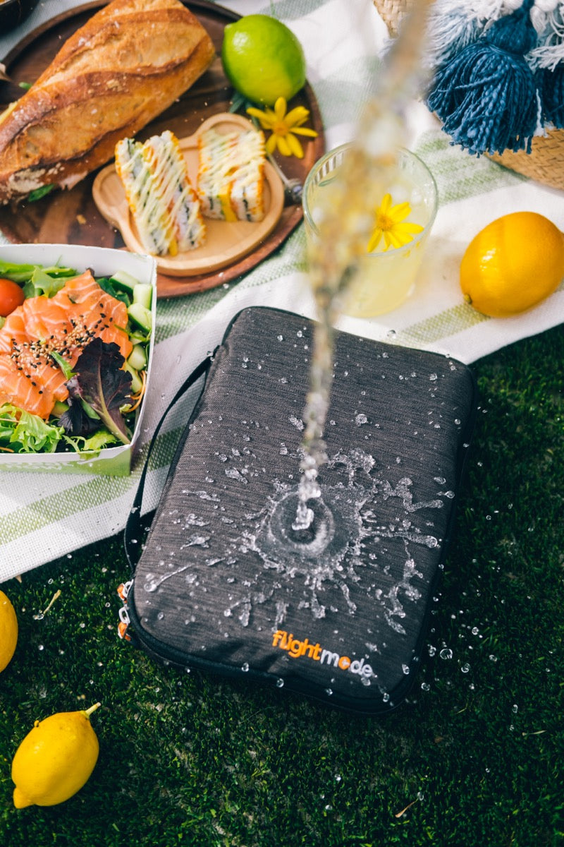 waterproof cable organiser bag black