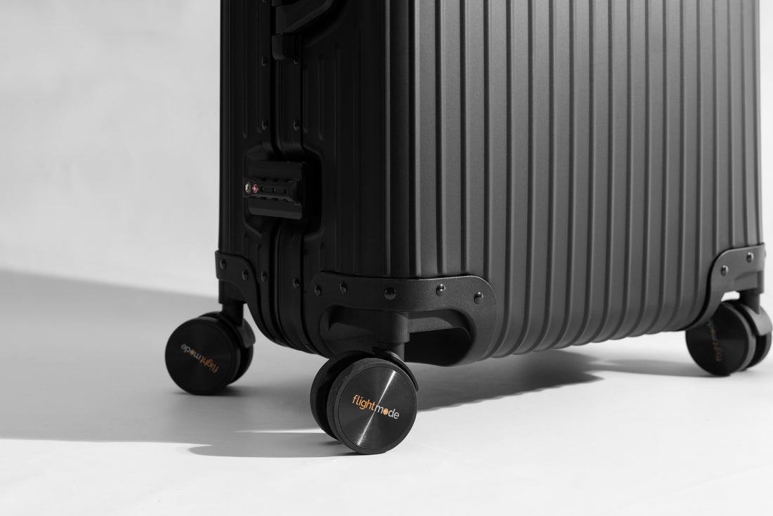 Elevate Your Travel Experience with the Flightmode Aluminium Suitcase Black