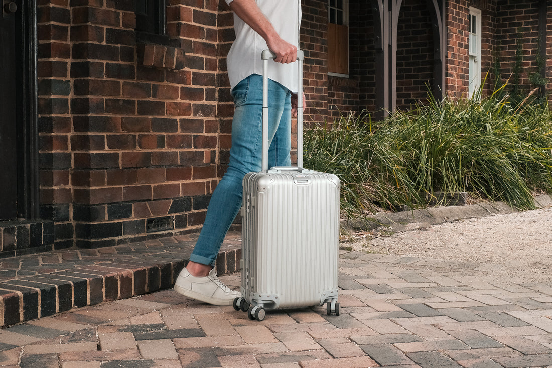 Travel in Style with the Flightmode Aluminium Suitcase