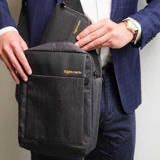 Flightmode Cross Body Bag: Stylish, Water-Resistant & Perfect for Essentials
