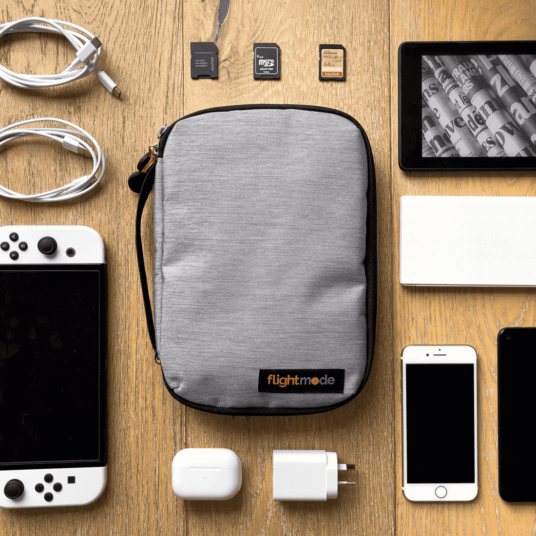 Stay Organized on the Go with the Waterproof Tech Cable Organizer