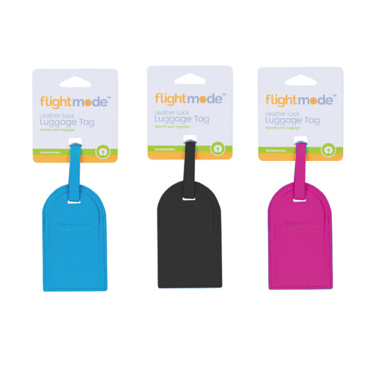 Identify Your Luggage in Style with Premium Leather-Look Luggage Tags