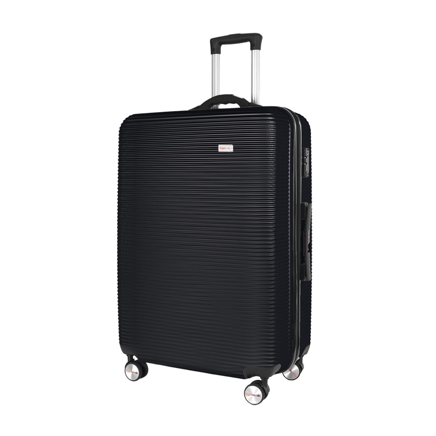 28" Digital Weighing Scale and USB Charging Port Lightweight Luggage Suitcase Black