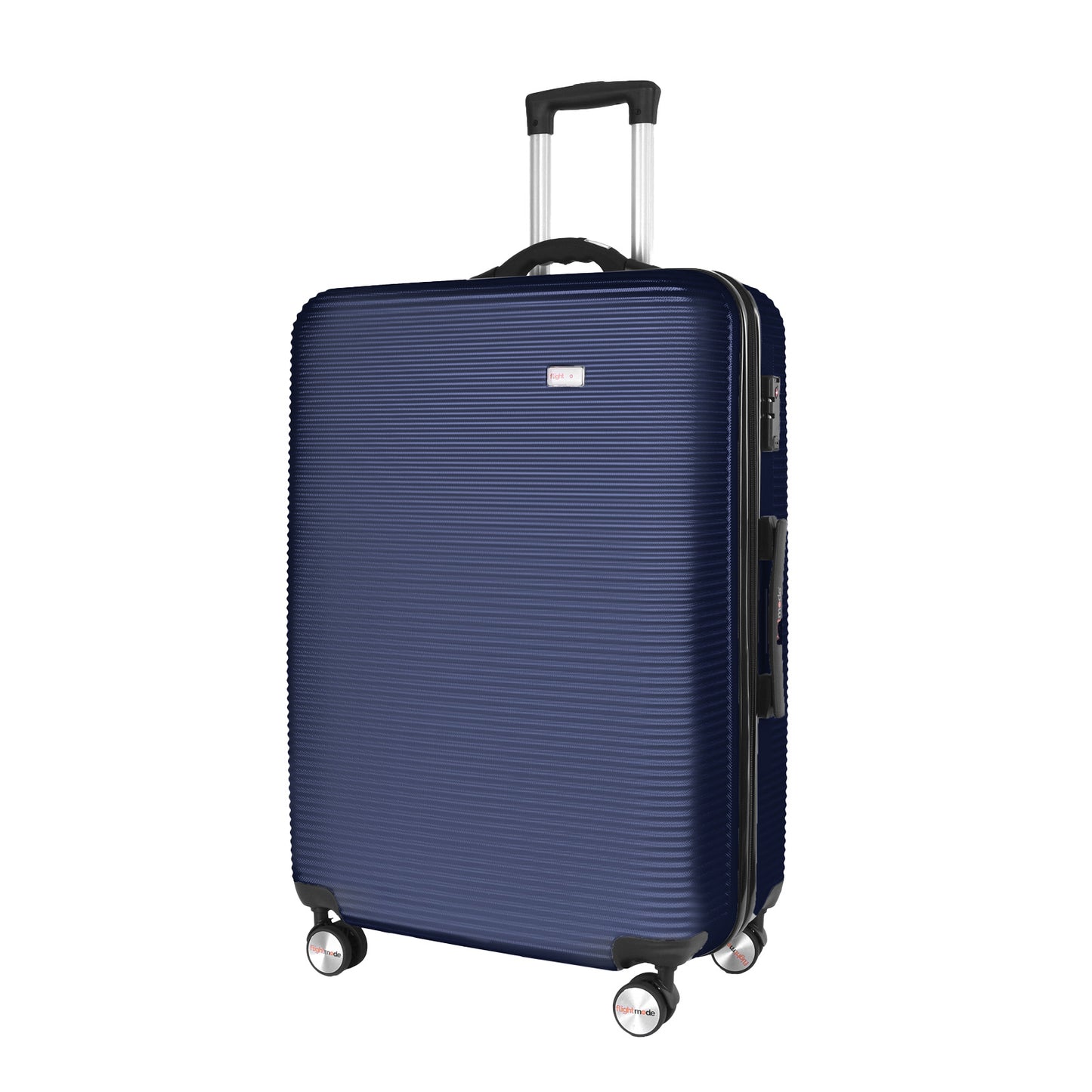 28" Digital Weighing Scale and USB Charging Port Lightweight Luggage Suitcase Blue