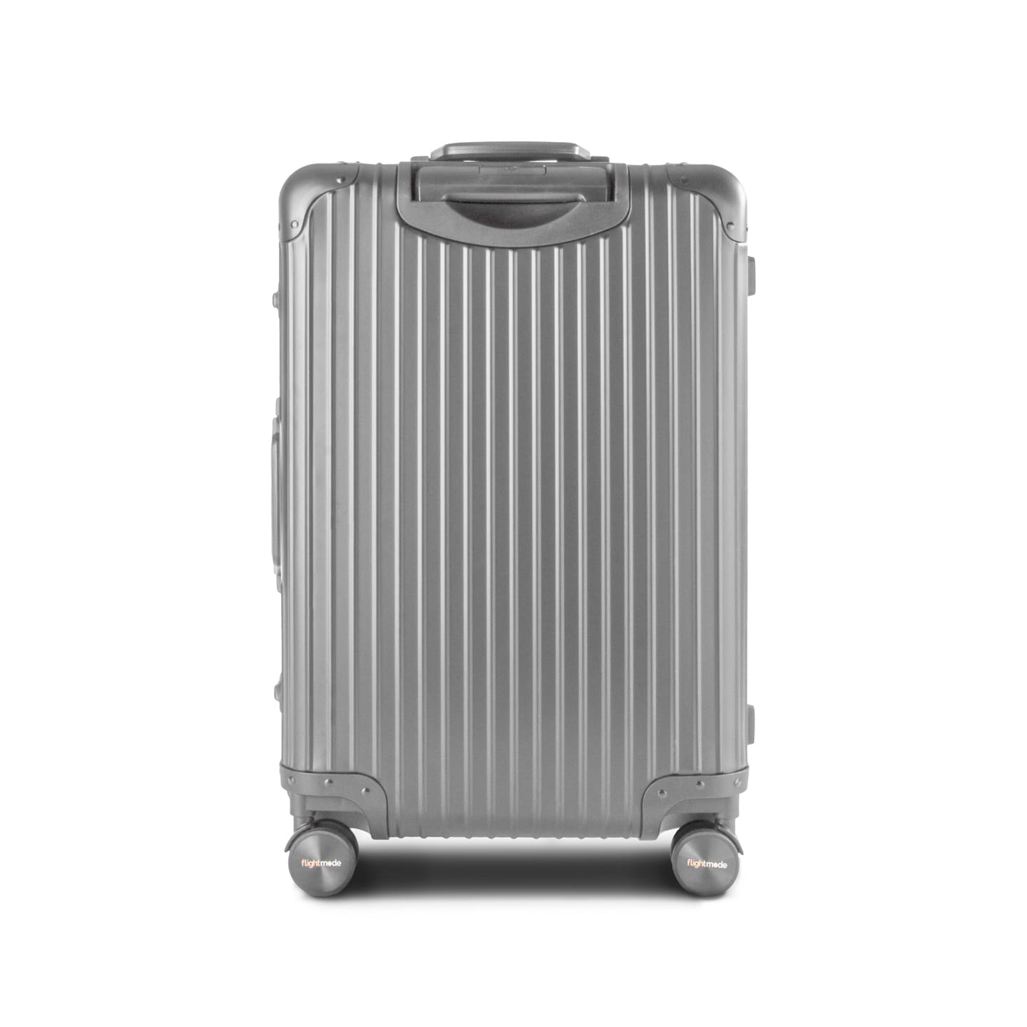 silver suitcase