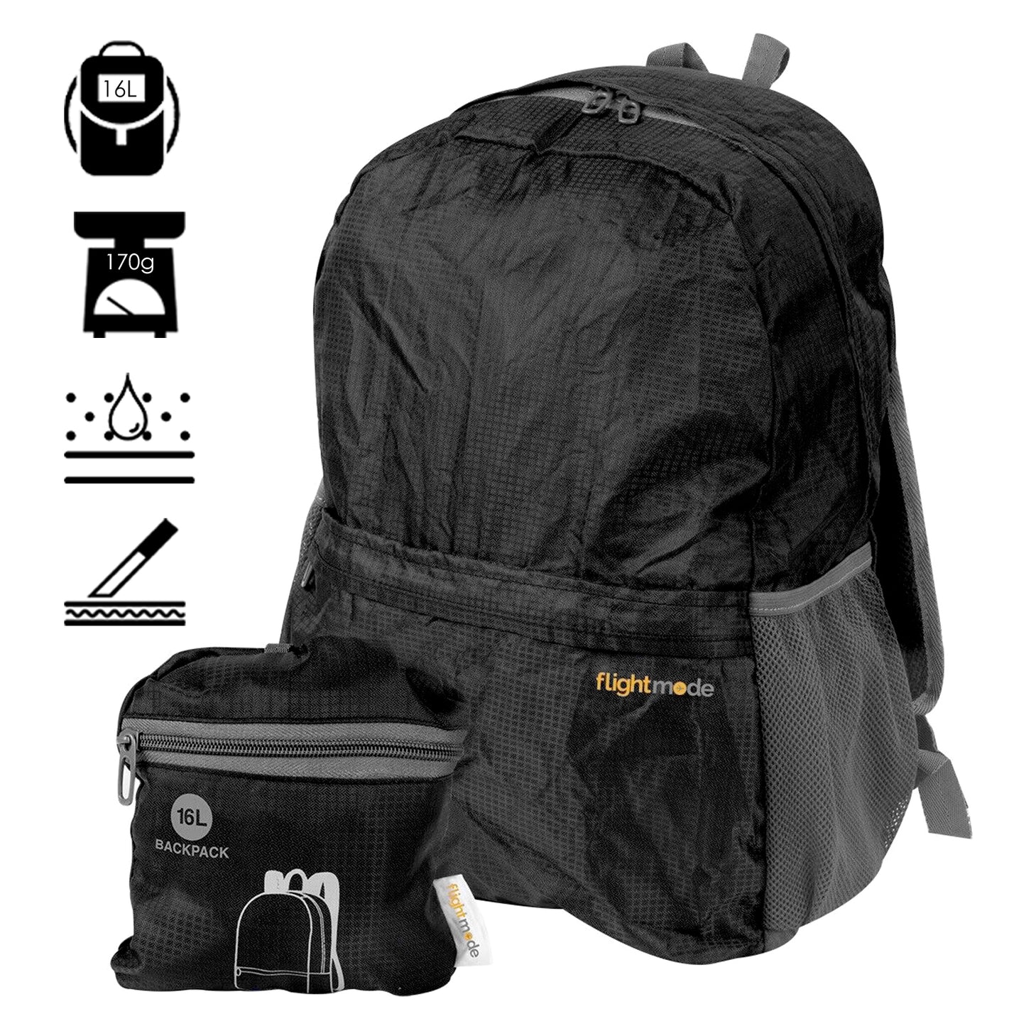 16L Travel Foldable Lightweight Backpack