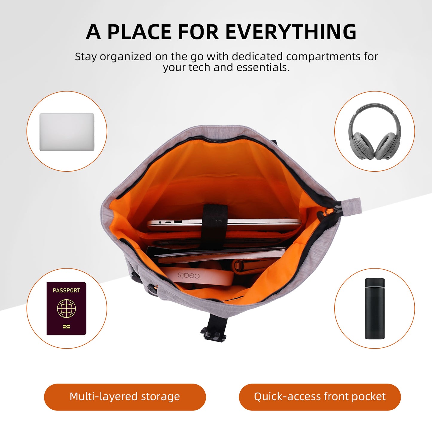 Flightmode Waterproof Day Tripper Backpack - GREY