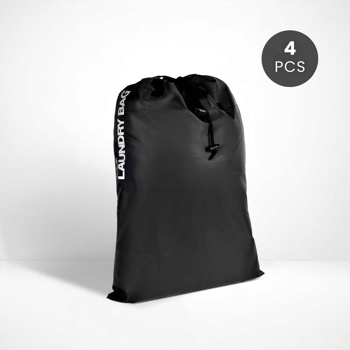 4 Pcs Travel Laundry Bag Drawstring Water Resistant Sports Gym Clothes Organiser