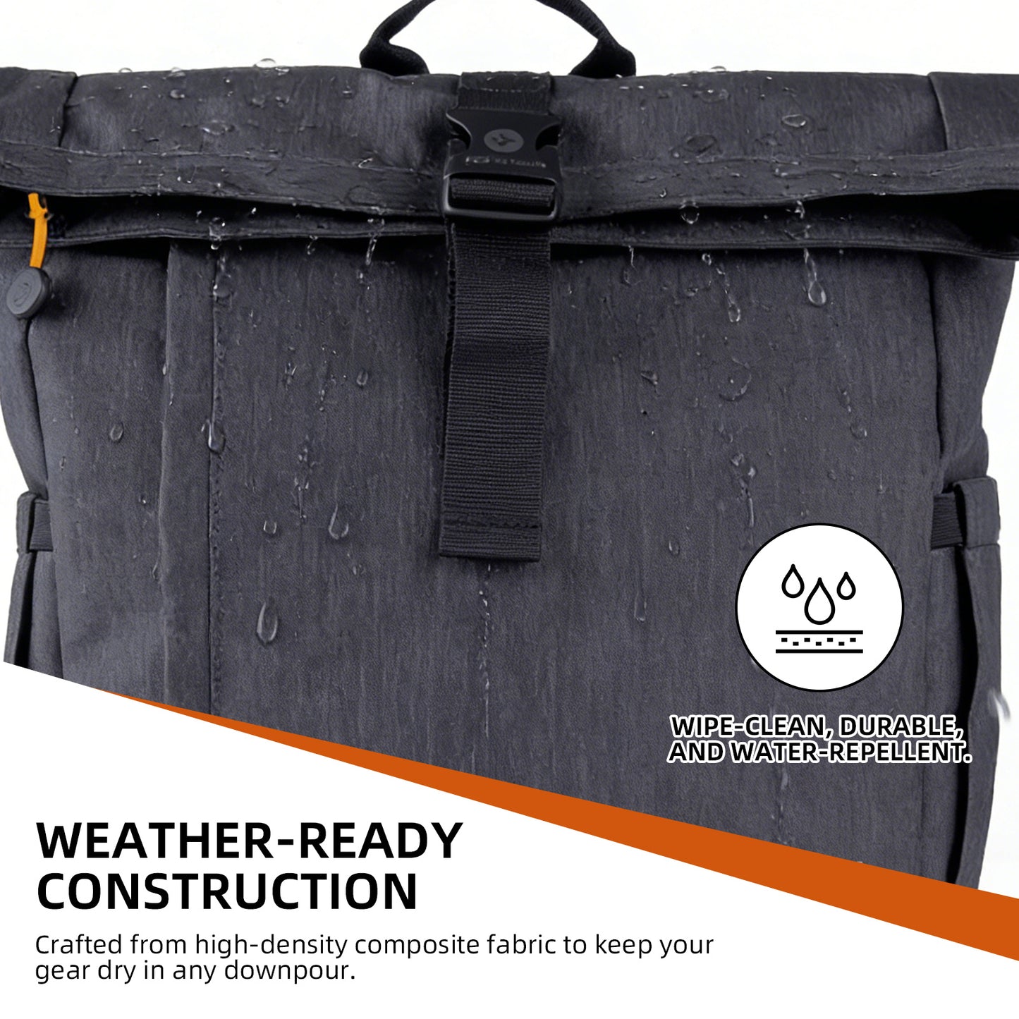 Flightmode Waterproof Day Tripper Backpack - BLACK