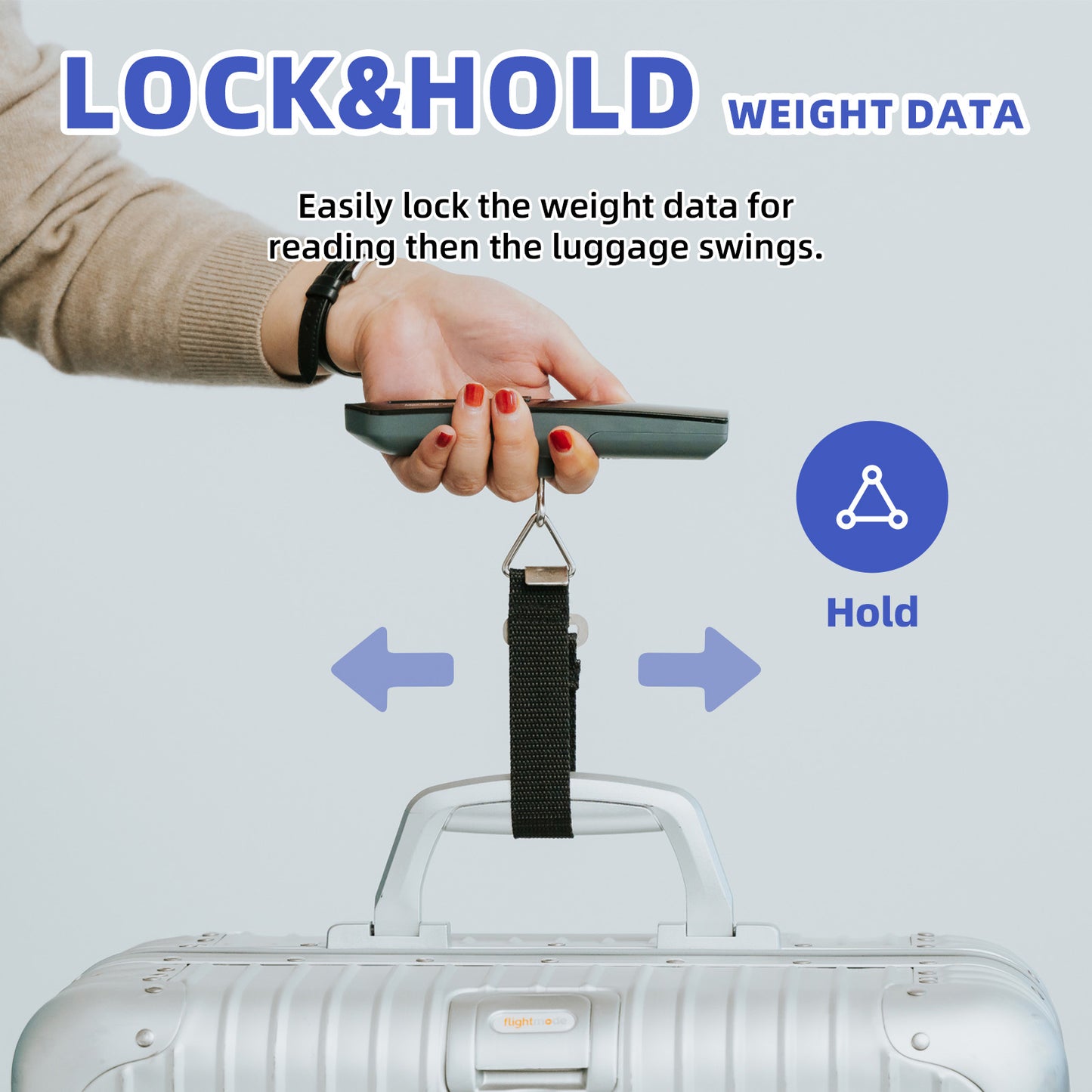 Flightmode 50KG Digital Luggage Scale
