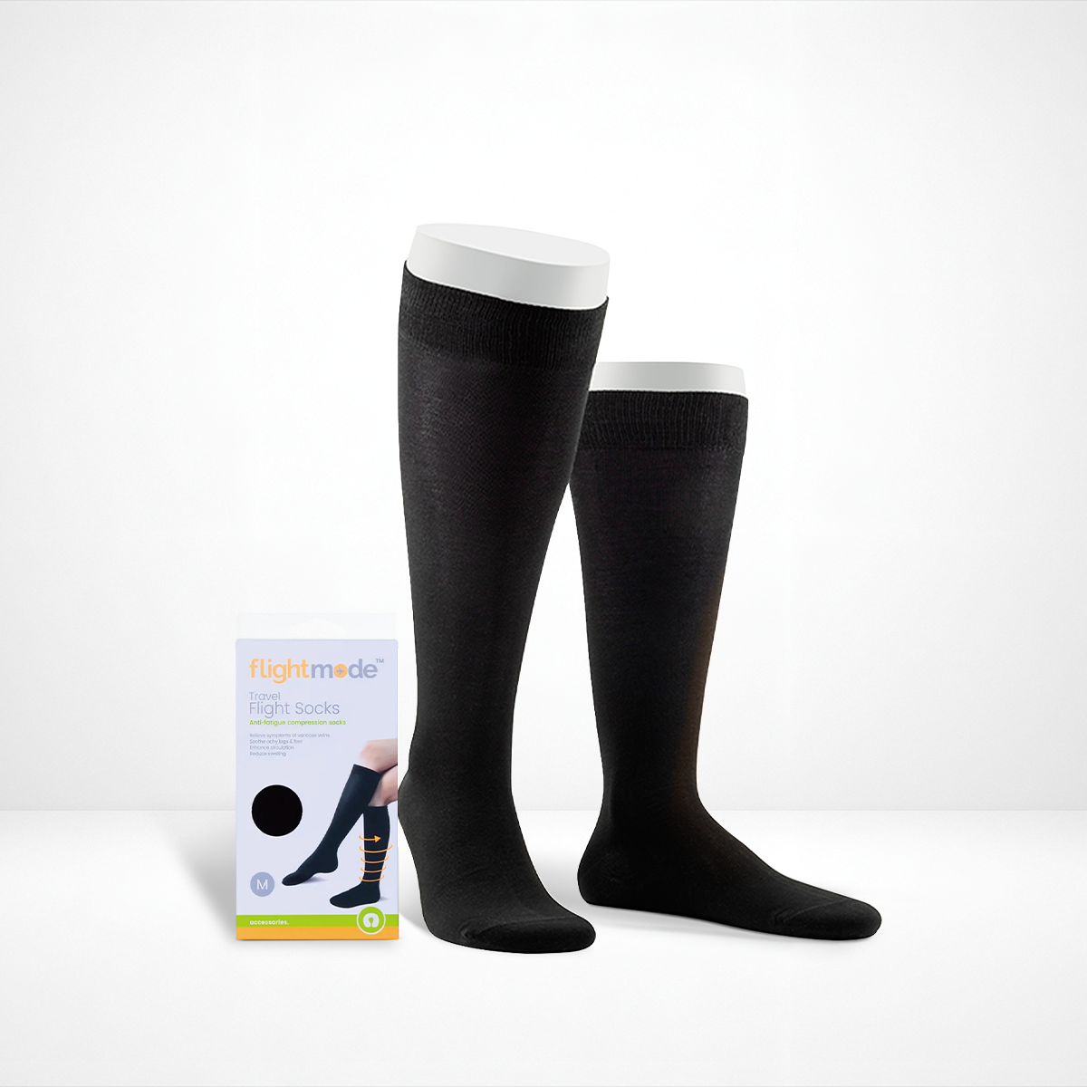 Travel Anti-Fatigue Flight Mild Compression Socks Size M