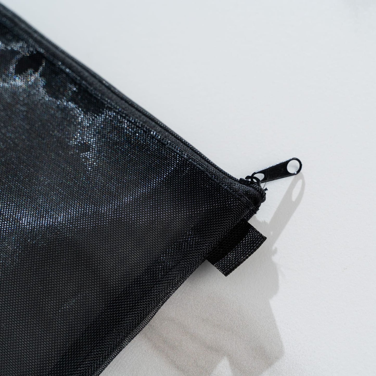 3 Pcs Zipper Travel Cosmetic Mesh Bag Set