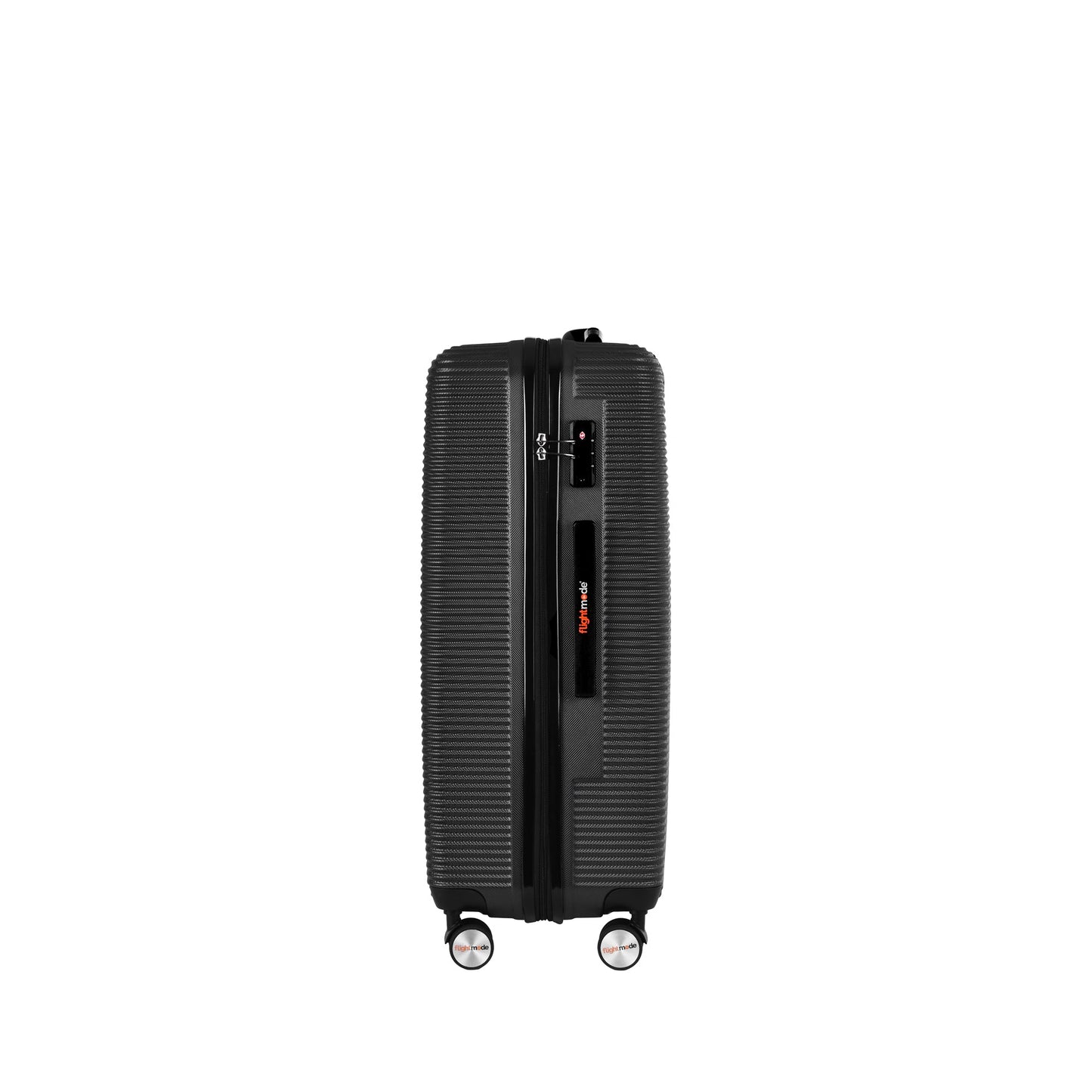 3 pcs 20"/24"/28" Digital Weighing Scale and USB Charging Port Lightweight Luggage Suitcase Black