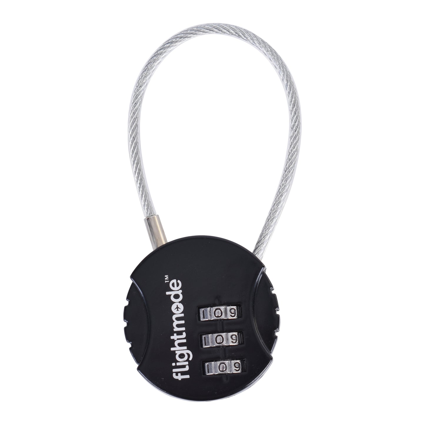 3 Dial Steel Cable Padlock