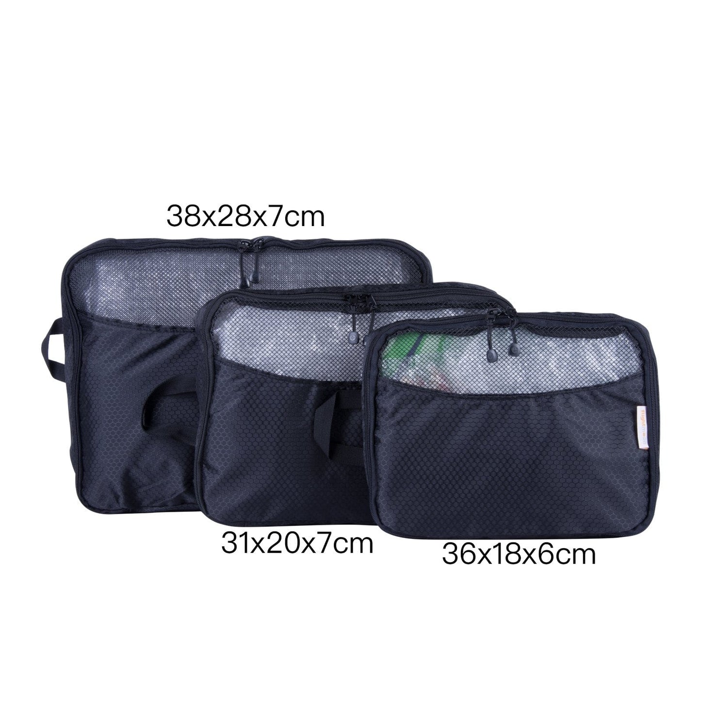 3 Pcs Travel Luggage Waterproof Organizer Storage Set