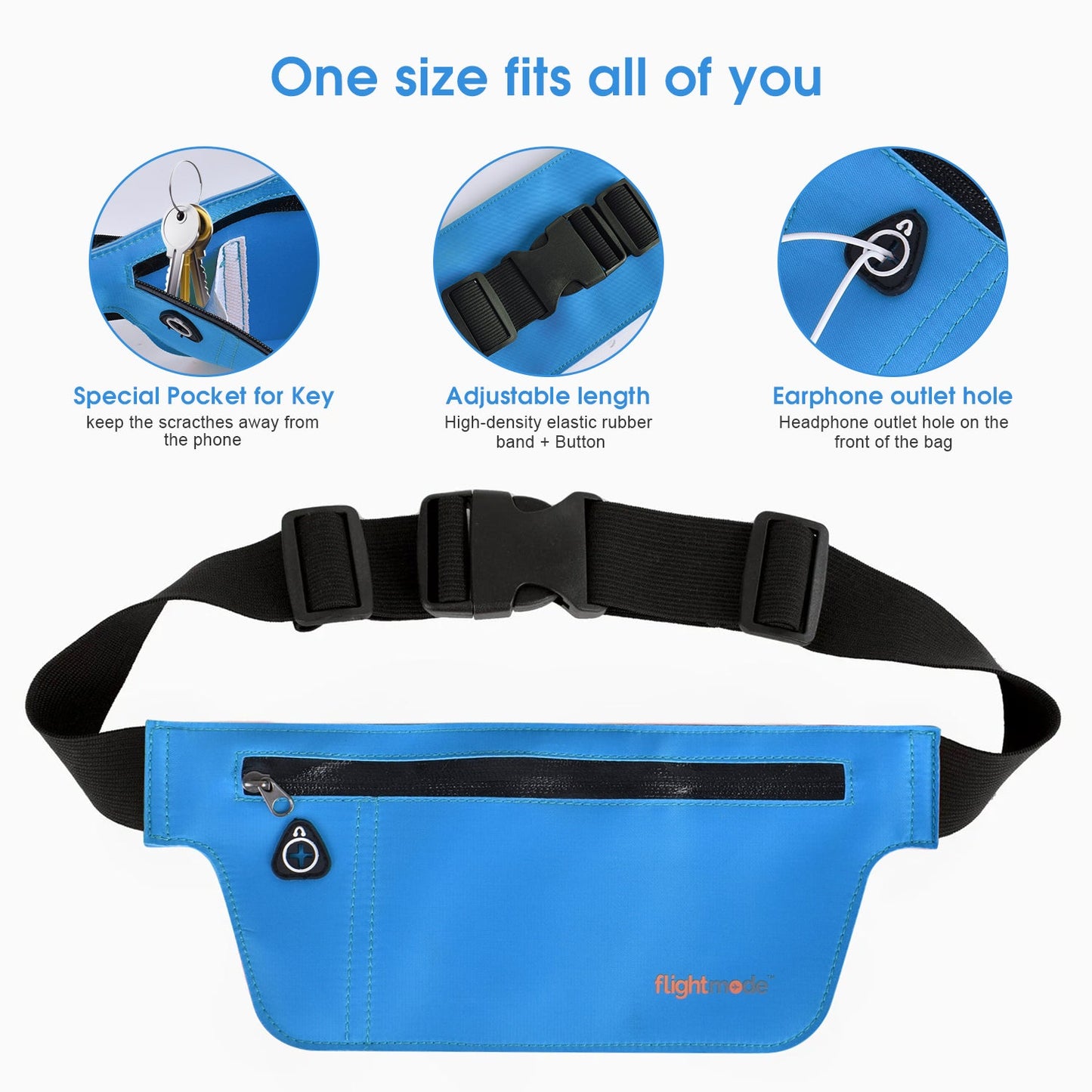 Flightmode Travel Sports Belt Assorted Color