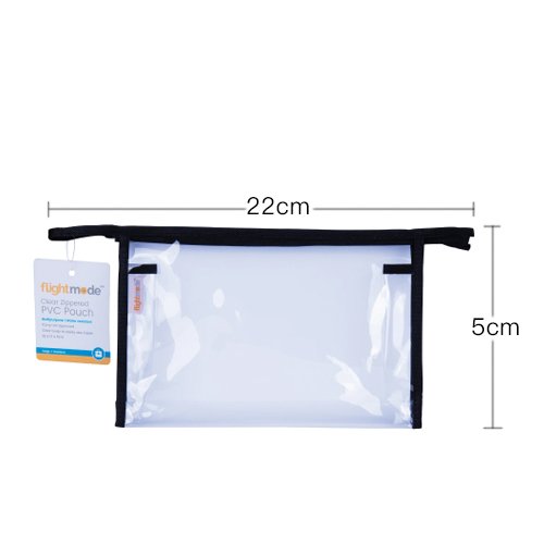 PVC Clear Zippered Pouch