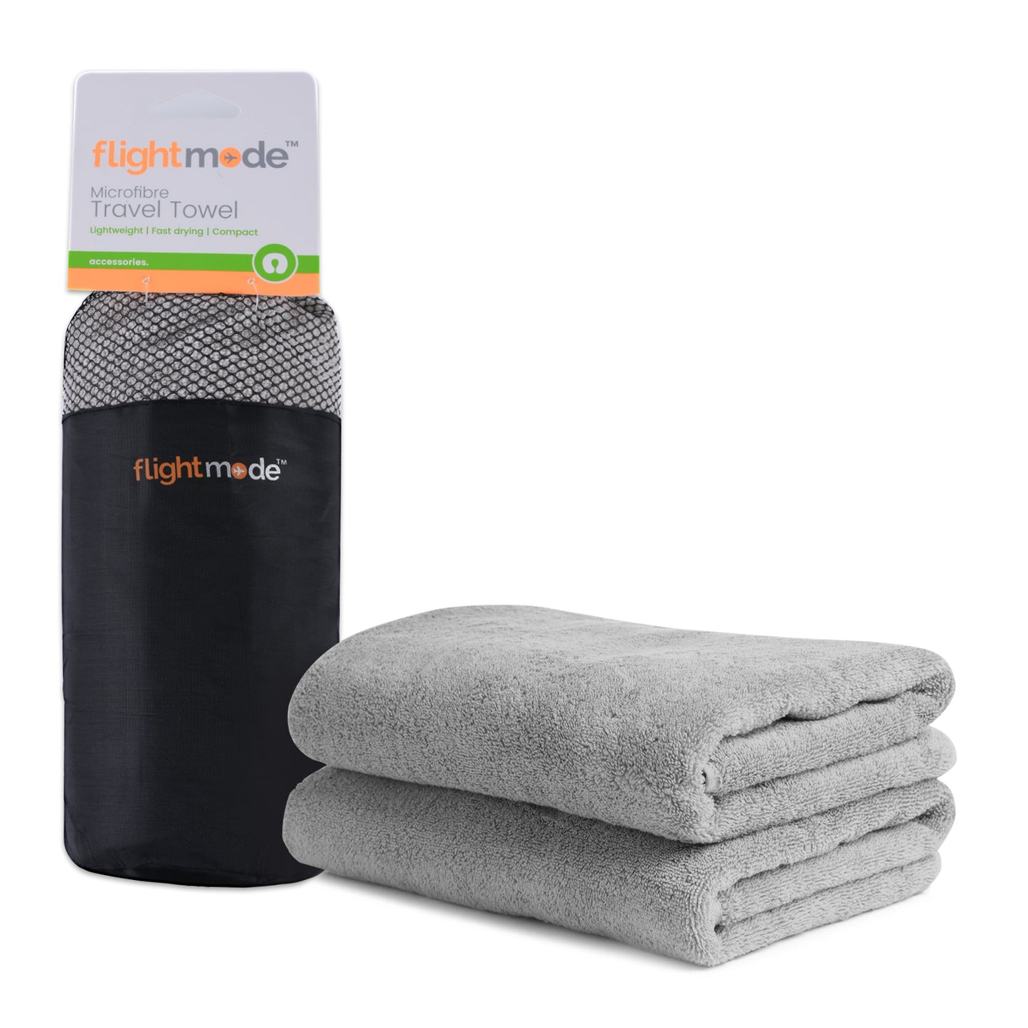 MicroFibre Travel Towel Grey