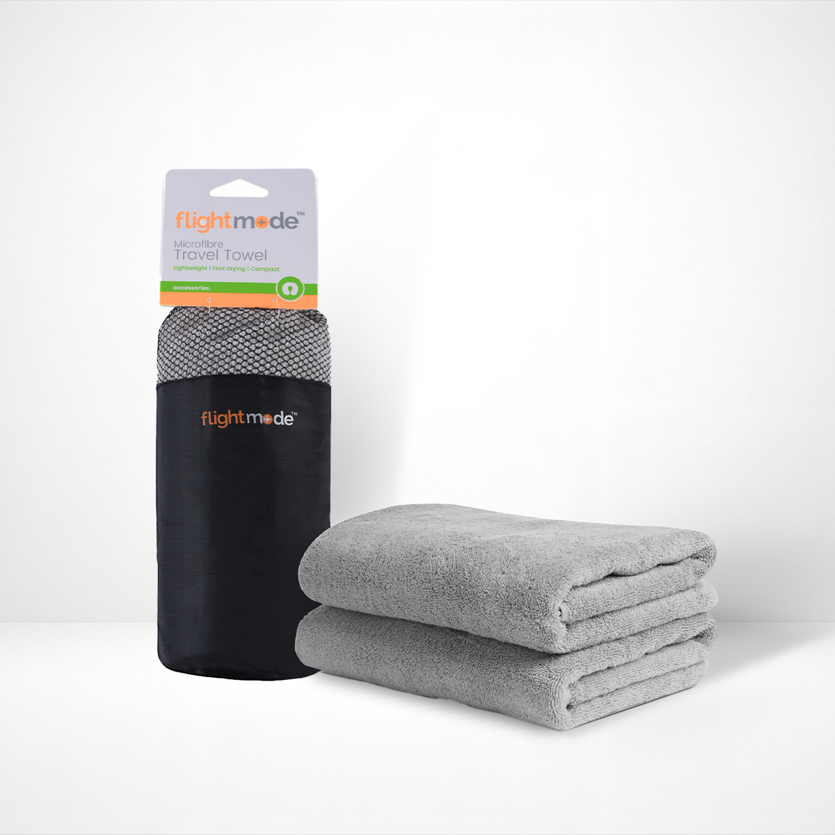 MicroFibre Travel Towel Grey