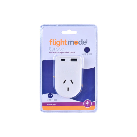 Outbound AU/NZ to EUROPE/BALI Travel Adaptor with USB Type C & A
