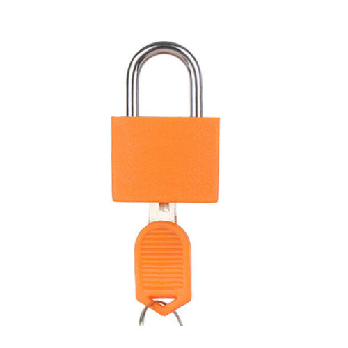 4 Pcs Mini Key Travel Suitcase Padlock Assorted Colors
