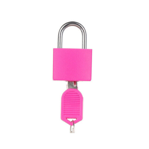 4 Pcs Mini Key Travel Suitcase Padlock Assorted Colors