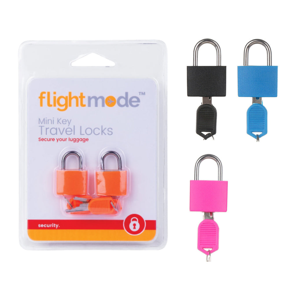 4 Pcs Mini Key Travel Suitcase Padlock Assorted Colors