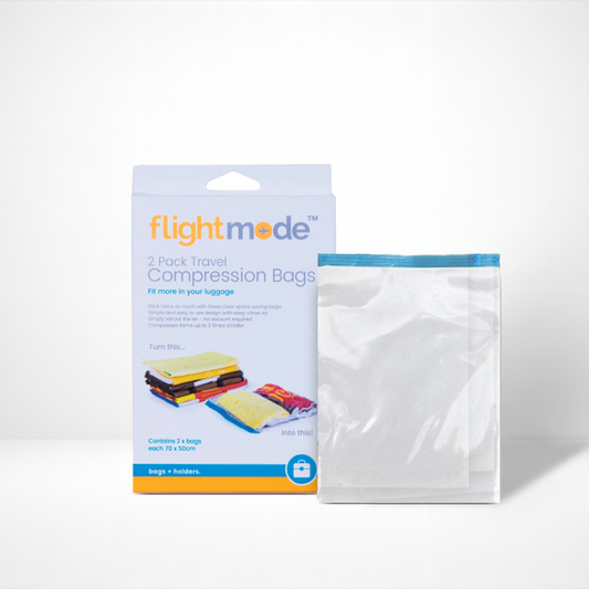 2 Pcs Easy Care Travel Vacuum Compression Bags
