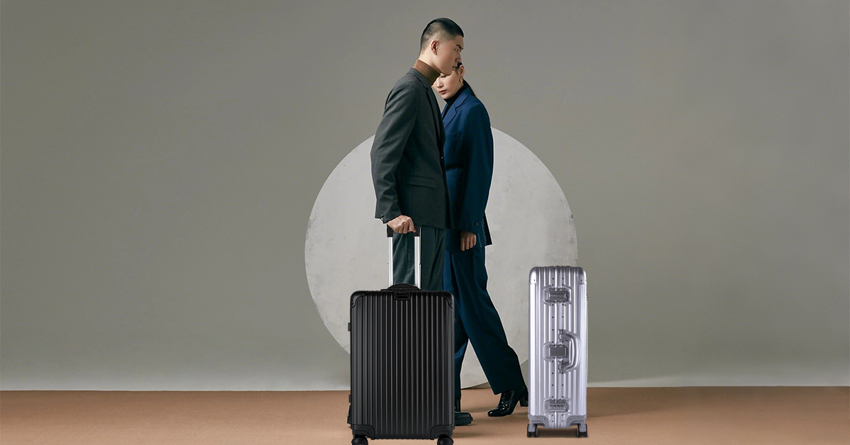 Flightmode Aluminium Luggage LARGE- Black