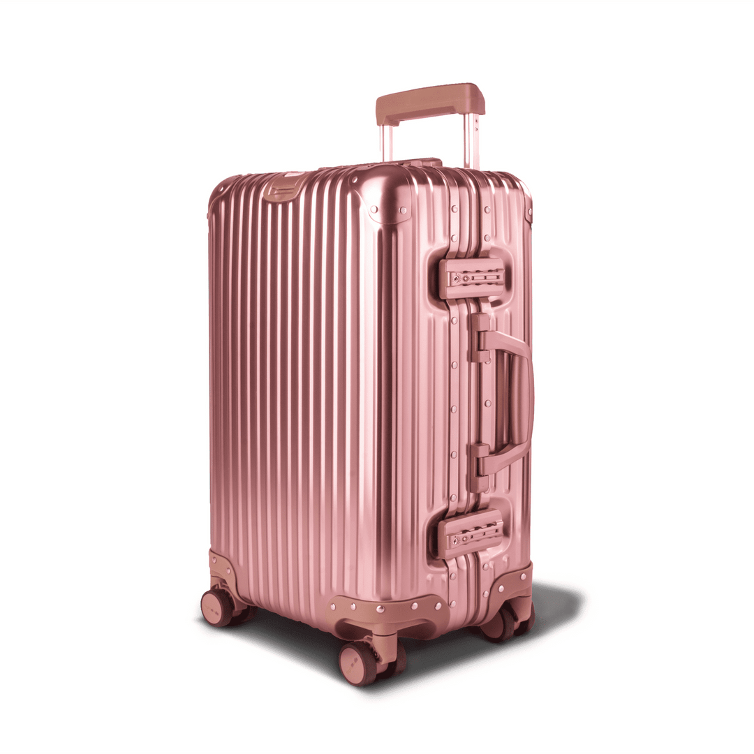Rose gold cabin 2024 suitcase