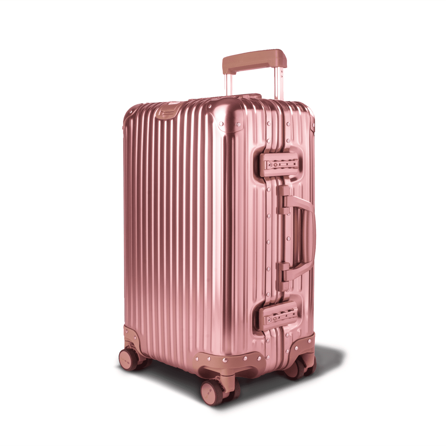 Flightmode Aluminium Suitcase CABIN - Rose Gold