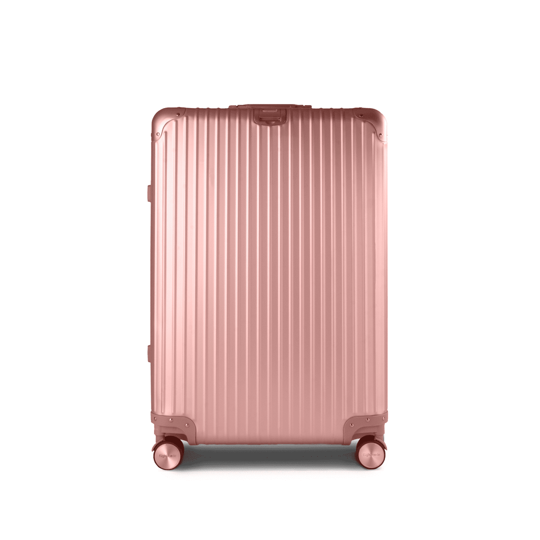 Rose gold suitcase australia clearance