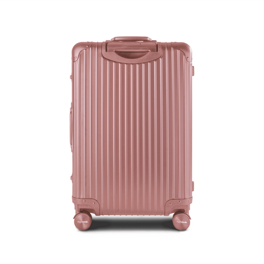 Aluminium Luggage LARGE- Rose Gold