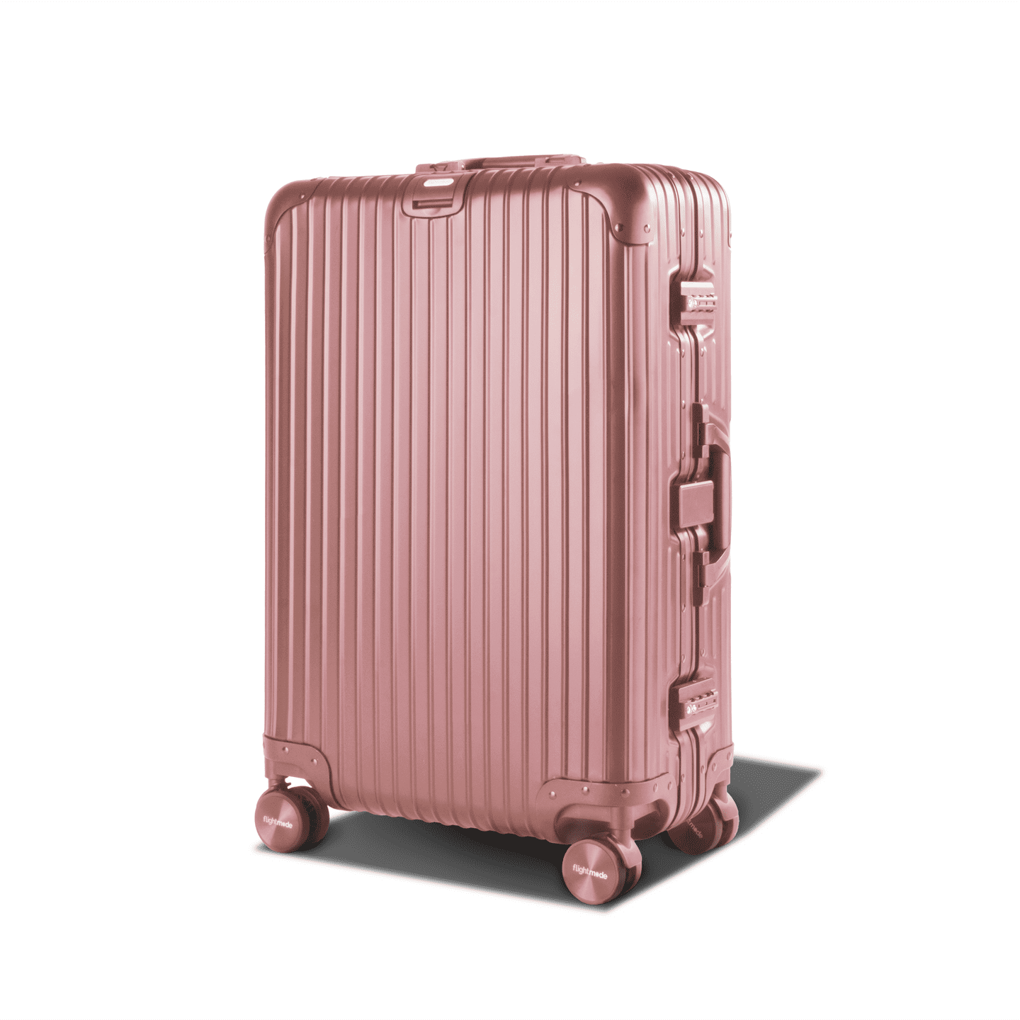 Aluminium Luggage LARGE- Rose Gold