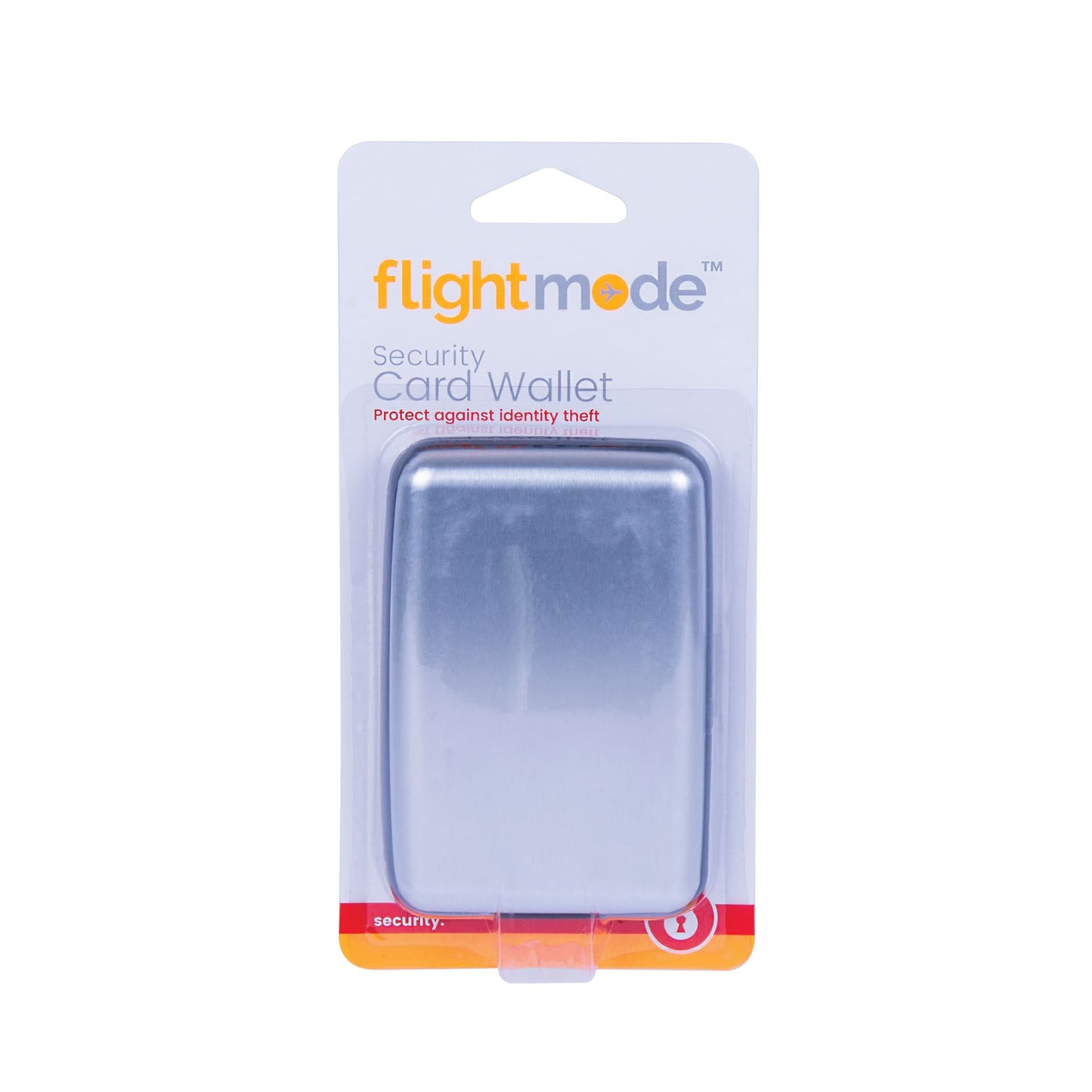 Flightmode Security Card Wallet - Designed for carrying your credit card and cash, it’s the perfect security device for travellers. It has 6 expandable pockets, and ABS plastic interior, PVC dividers and a strong and durable aluminium outer shell. Available in black and silver.